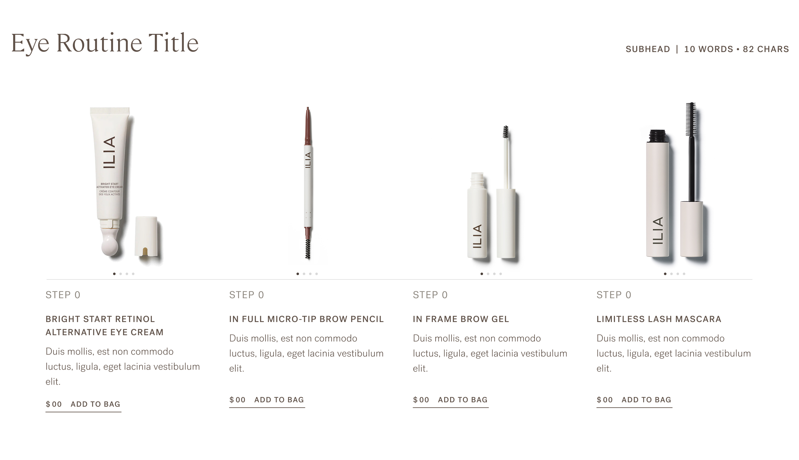 ILIA Beauty routine context upsell-desktop.